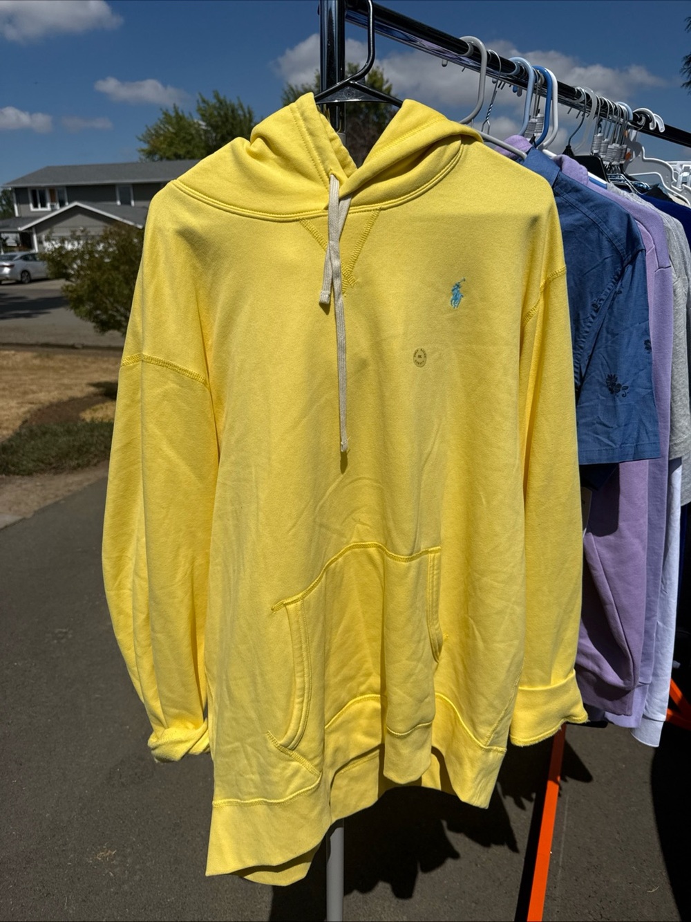 Ralph Lauren Yellow Relaxed Men's Hoodie